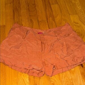 Alice + Olivia High Waist Rust Shorts